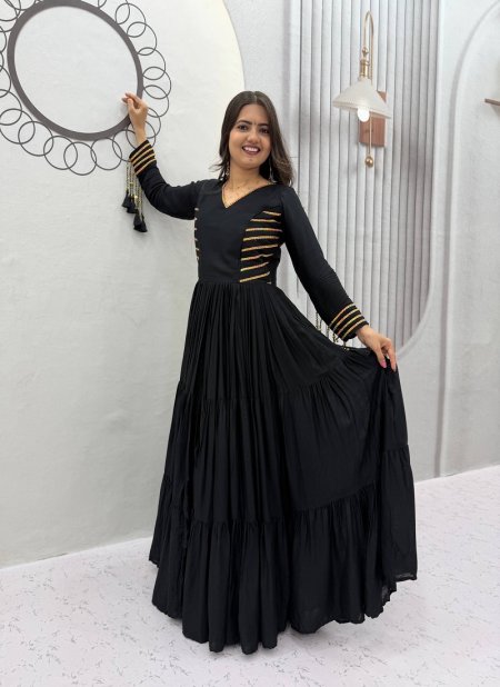 Pc 590 Pure Cotton Navratri Special Gown Collections